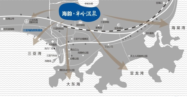 海韵半岭温泉区位图 海韵半岭温泉区位图