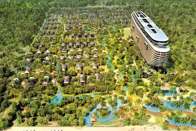 仁恒海棠湾鸟瞰图