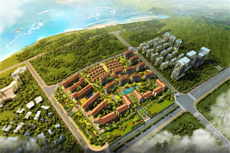 鲁能海蓝公馆沙盘图