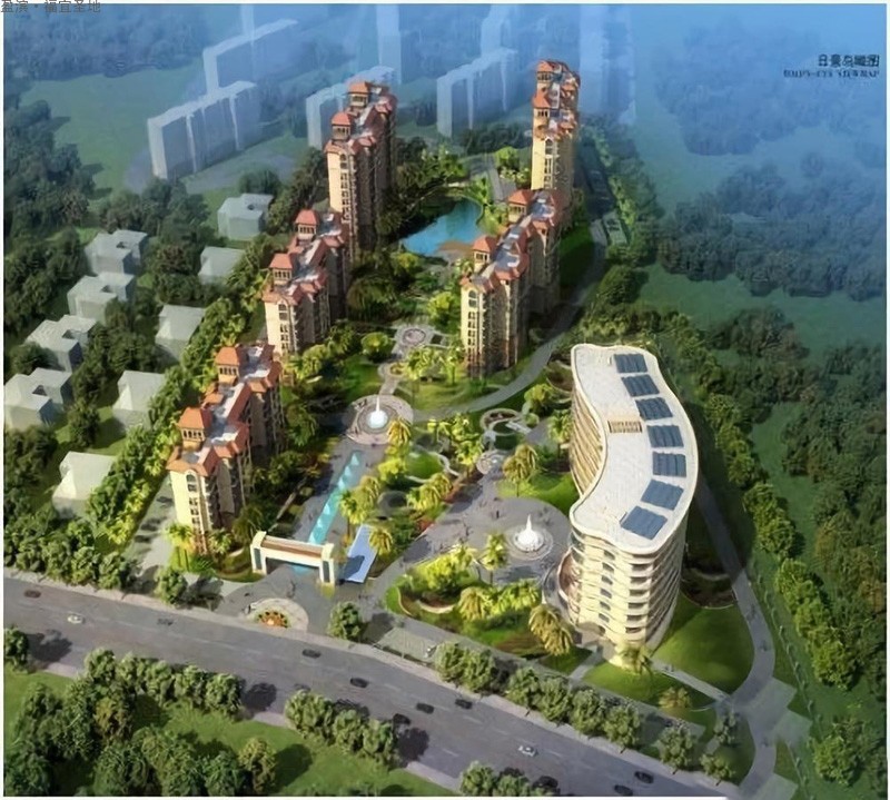 盈滨福宜圣地鸟瞰图 盈滨福宜圣地鸟瞰图