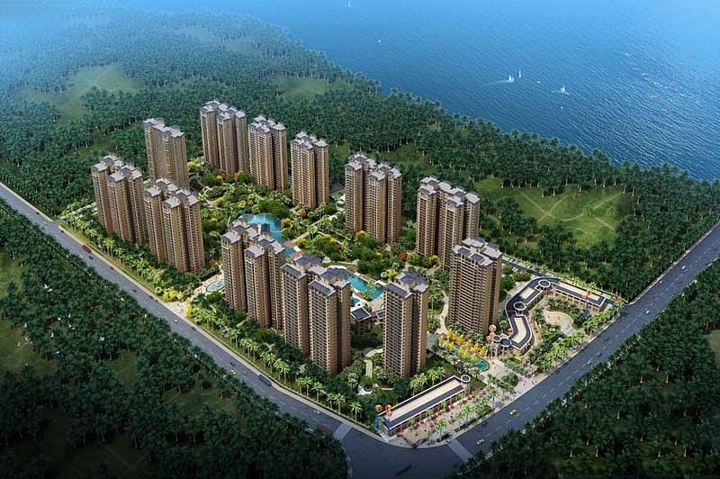 南海之滨鸟瞰图 南海之滨鸟瞰图