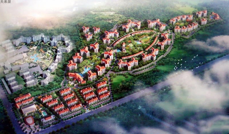 天来泉鸟瞰图