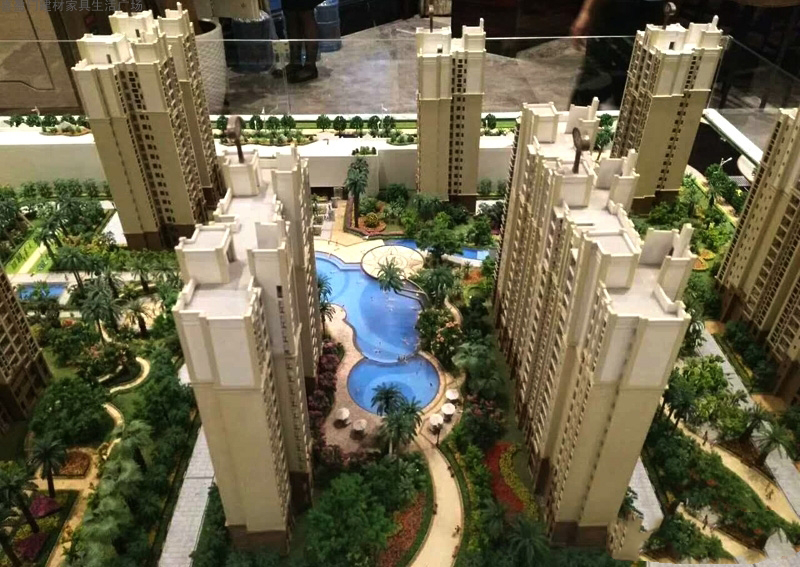 喜盈门建材家具生活广场沙盘实景图 3