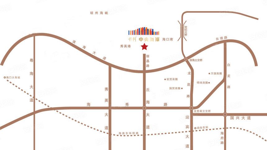保利中央海岸区位图 保利中央海岸区位图