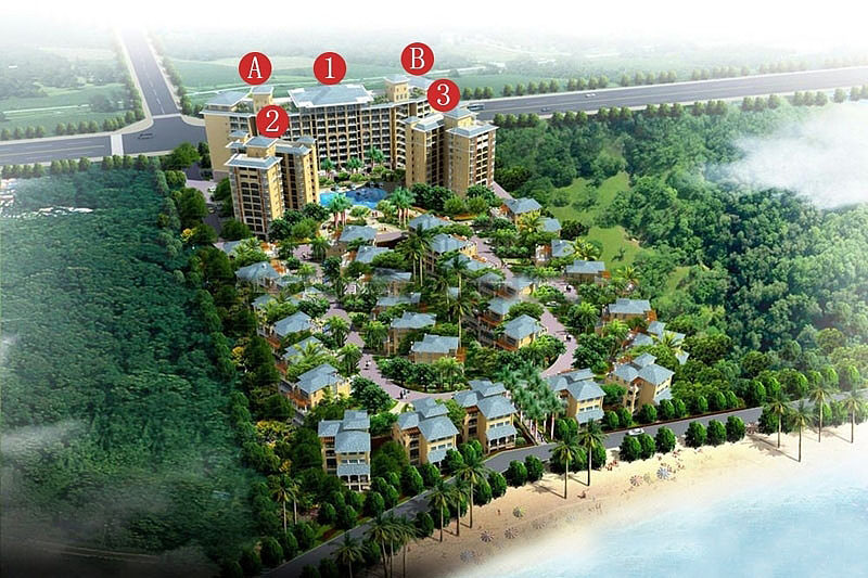海鹏比邻湾沙盘图