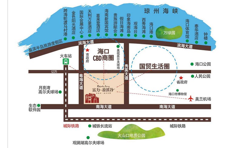富力盈溪谷区位图 富力盈溪谷区位图