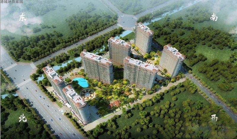 港城地质家园鸟瞰图
