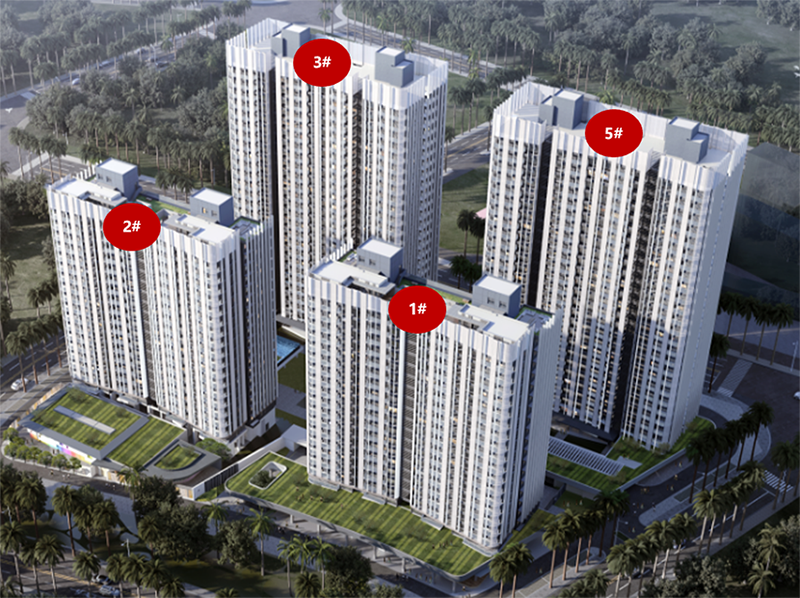 中国铁建海语东岸沙盘图