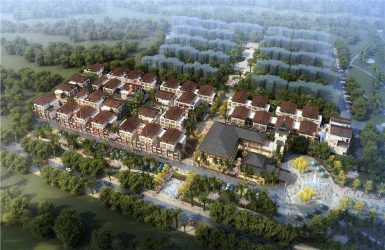 万宁天骄石梅壹号前庭后院，景观住宅