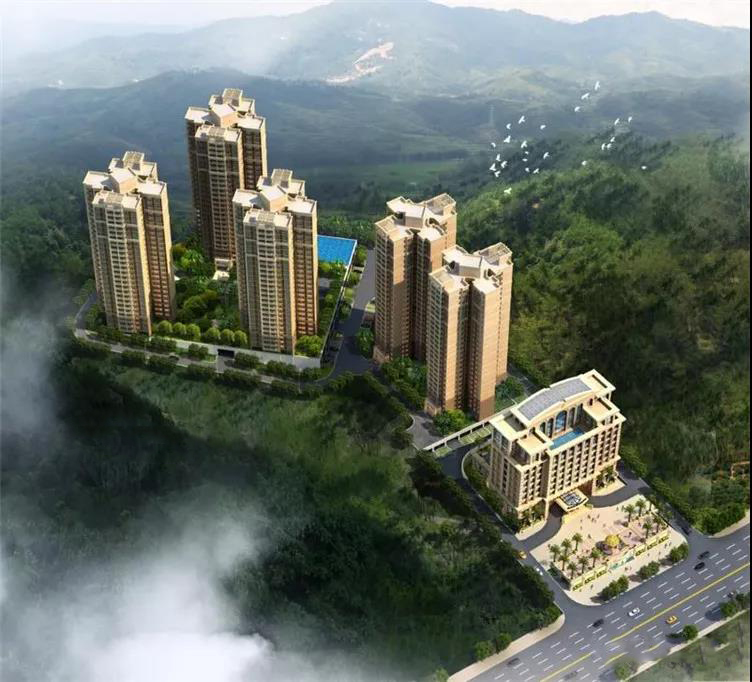 新华联奥林匹克花园鸟瞰图 新华联奥林匹克花园鸟瞰图