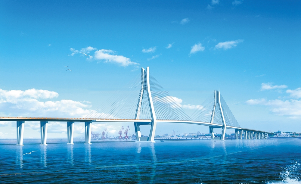 小区周边配套:洋浦跨海大桥