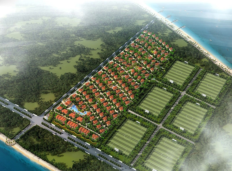 皇玛花园沙盘图