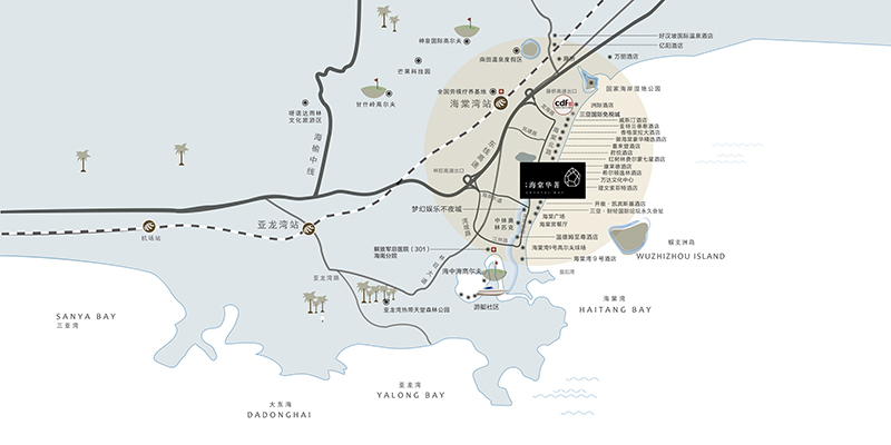海棠华著区位图 海棠华著区位图