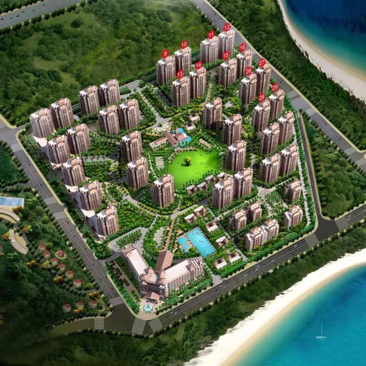 天赐南湾鸟瞰图 天赐南湾鸟瞰图