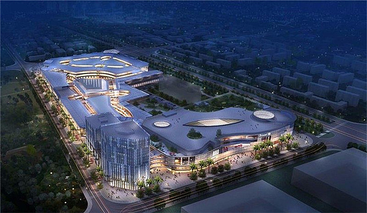 喜盈门建材家具生活广场沙盘图