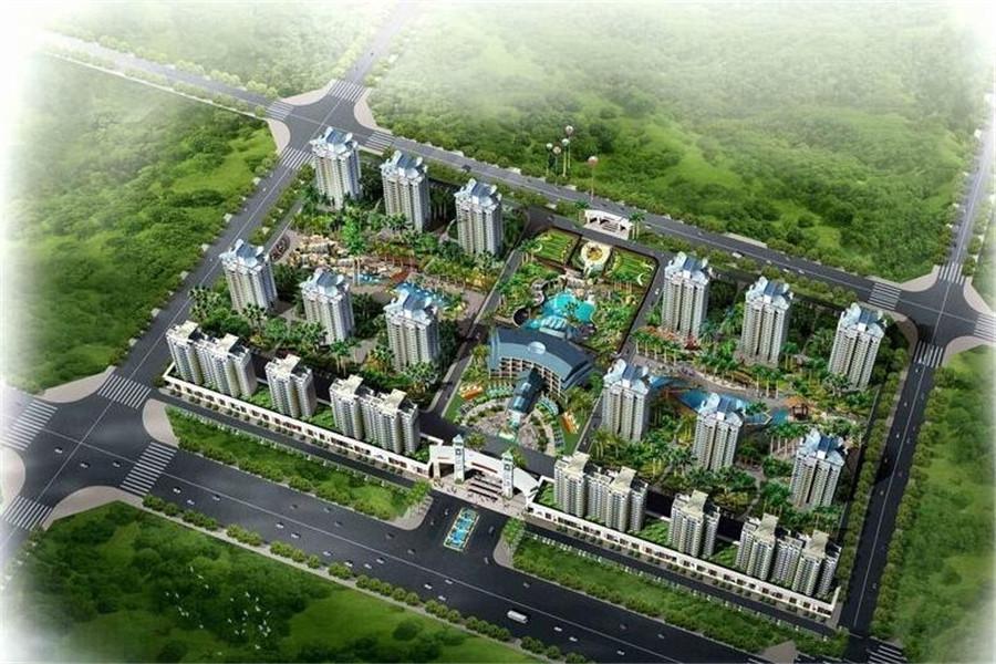 龙栖湾温泉1号鸟瞰图 龙栖湾温泉1号鸟瞰图