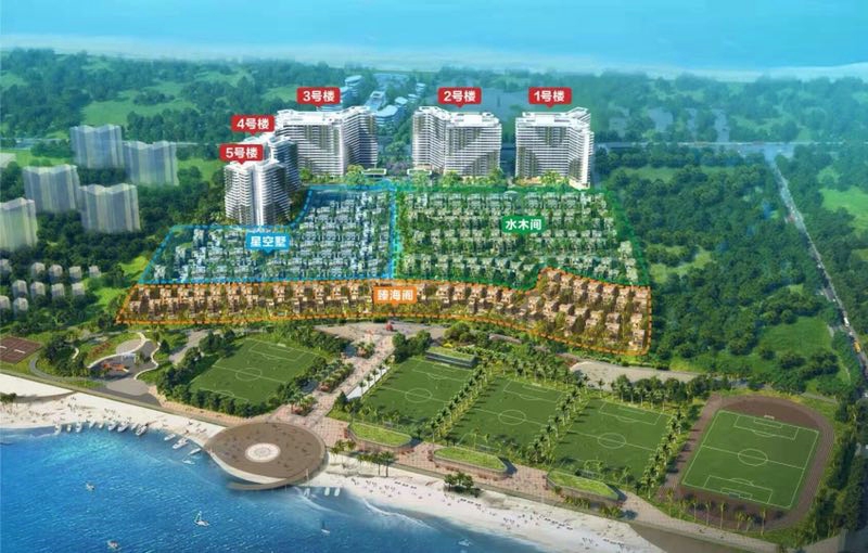 国安海岸鸟瞰图 国安海岸鸟瞰图