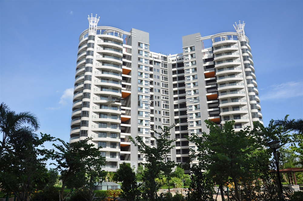 小区楼栋实景....