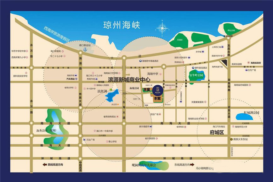 楠滨华庭区位图1