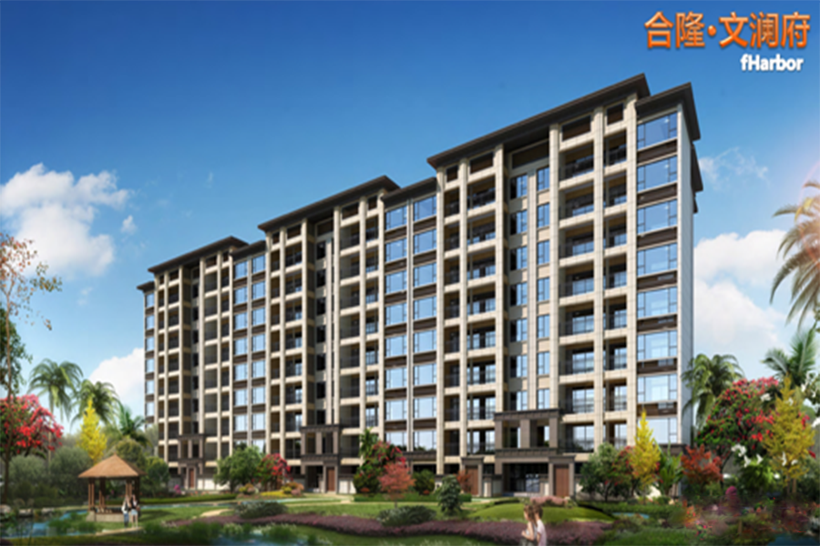 合隆文澜府住宅一次性一口价69-74万/套,5套三房户型