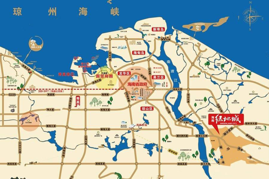 区位图