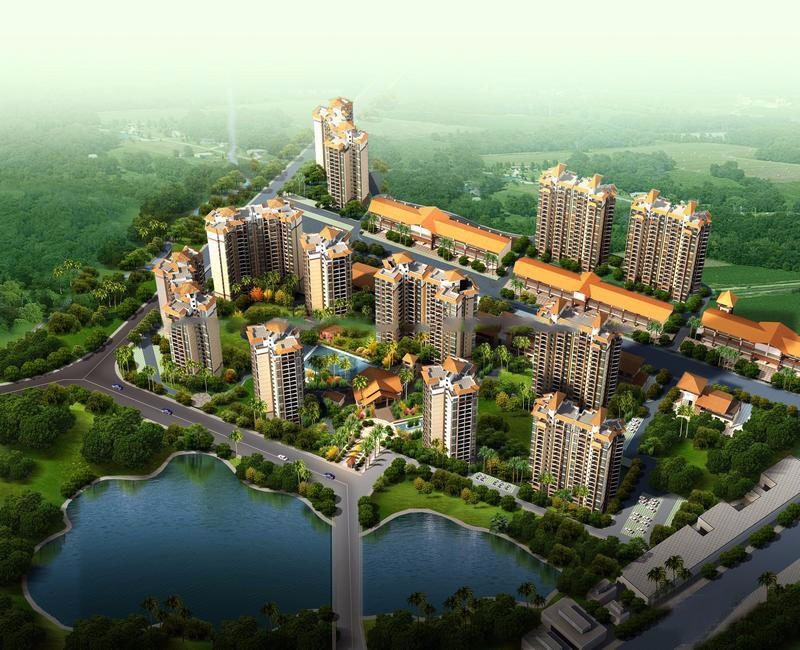 中央绿园鸟瞰图