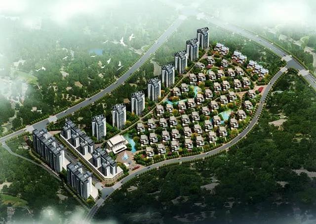 白沙福安水郡鸟瞰图