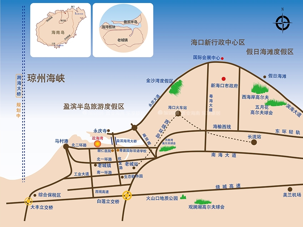 区位图