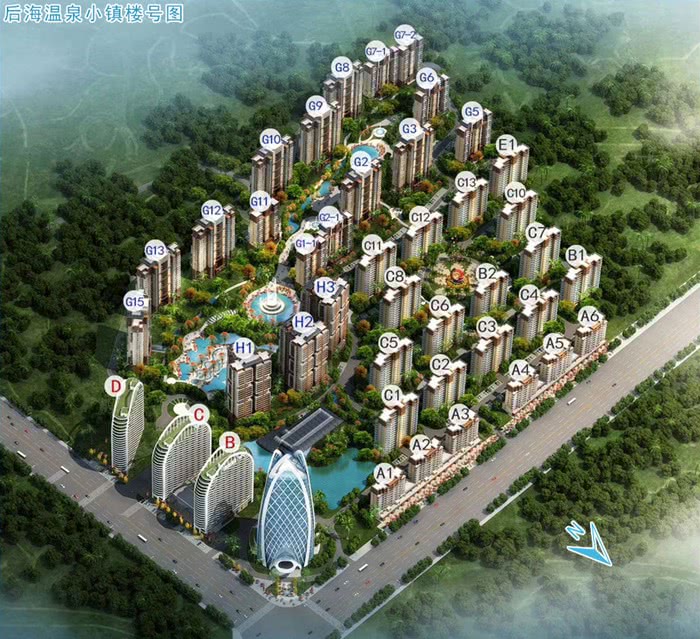 后海银帆低密旅居大盘总价约37万/套起