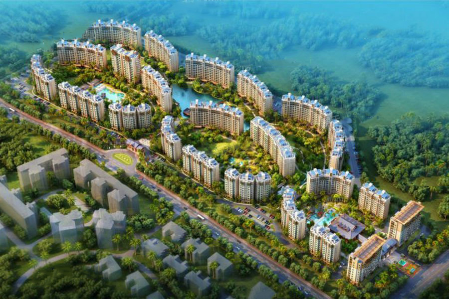 华悦海棠沙盘图