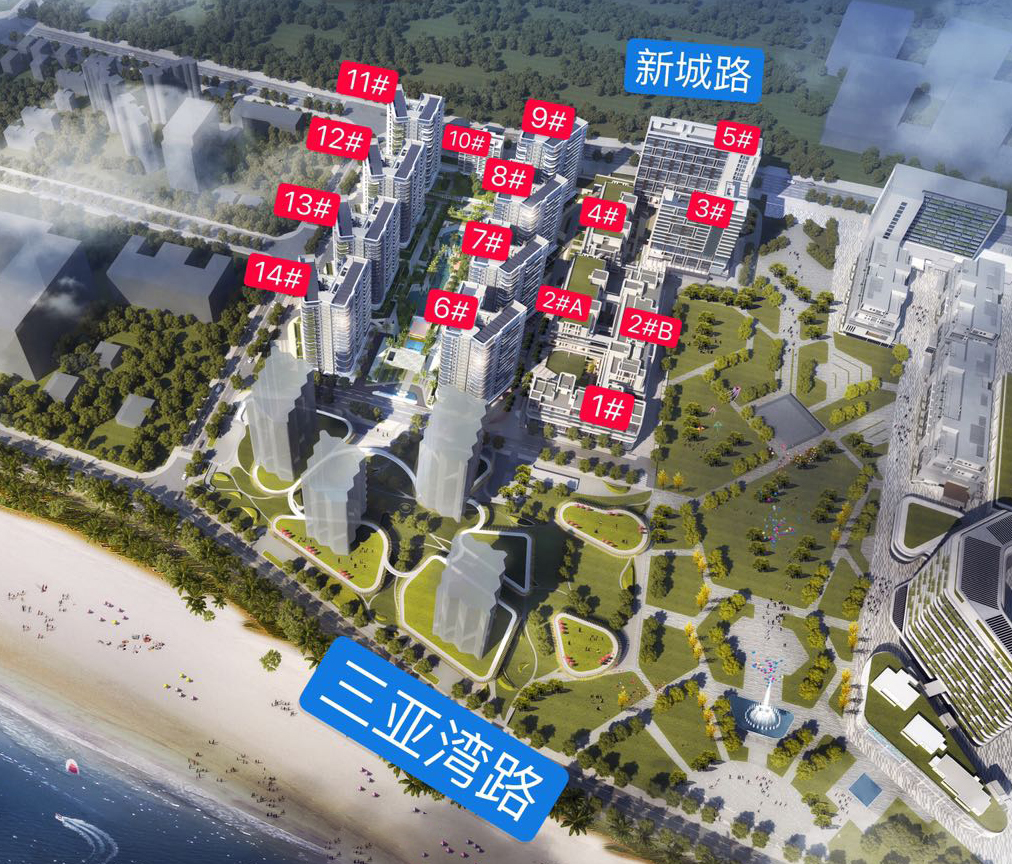 万科海上大都会左岸沙盘图