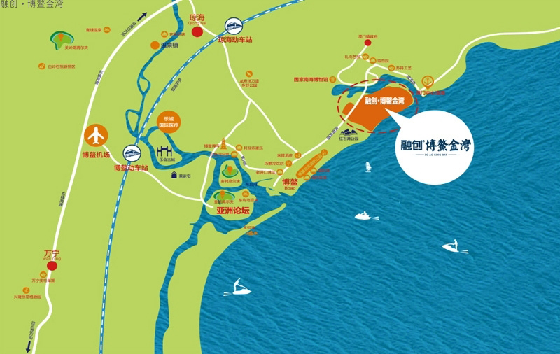 融创博鳌金湾区位图 融创博鳌金湾区位图