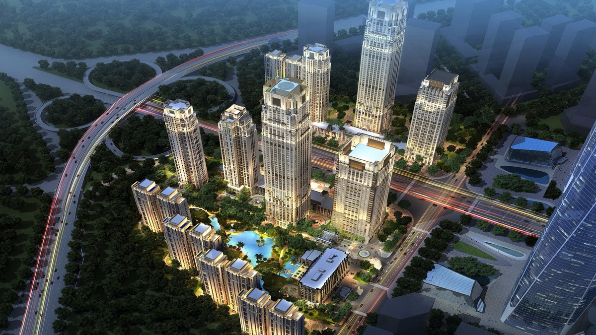 富力首府鸟瞰图 富力首府鸟瞰图