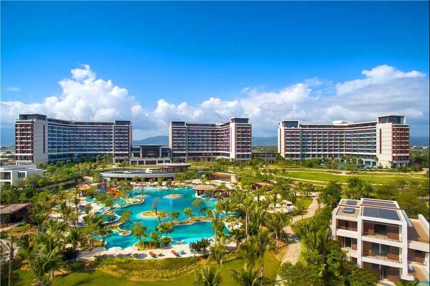 海棠湾银海实景图