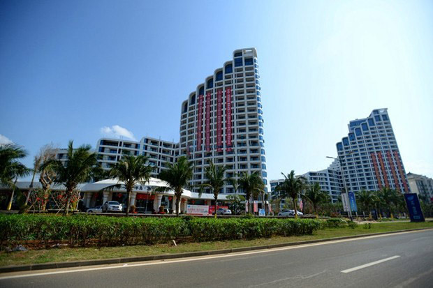 半岛海洋国际楼栋实景图