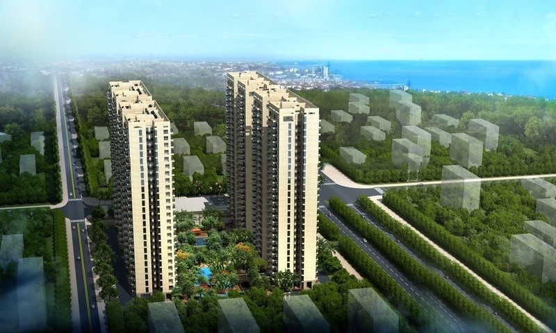 阳光丁香园鸟瞰图