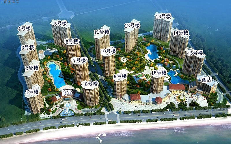 中视金海湾沙盘图