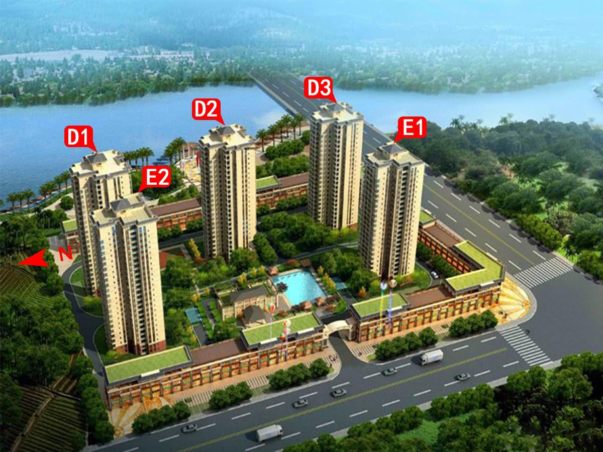 金澜湾5套江景现房总价约94-96万/套