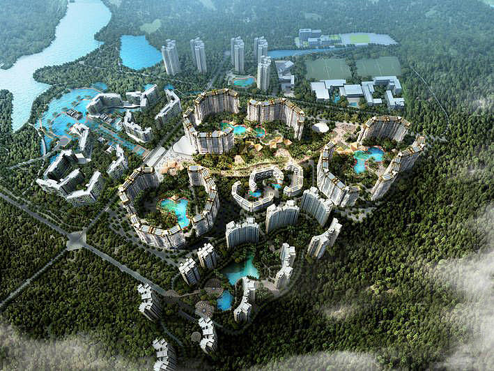 万科湖畔度假公园住宅与别墅在售