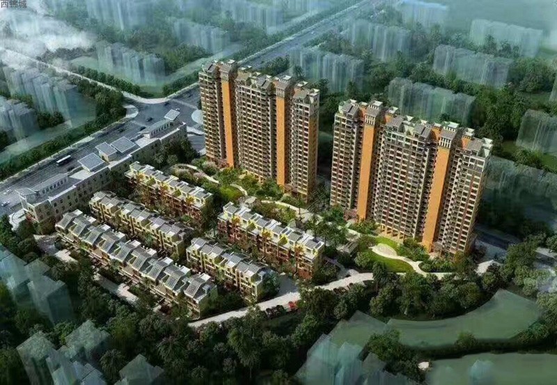 西锦城鸟瞰图