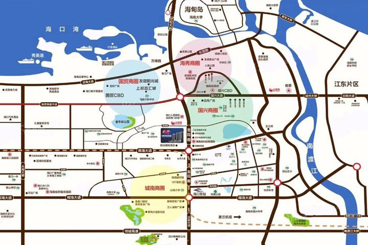 新月南海嘉园区位图