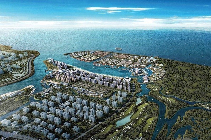 碧桂园中央半岛鸟瞰图
