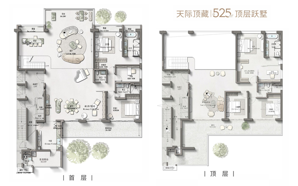 顶层跃墅