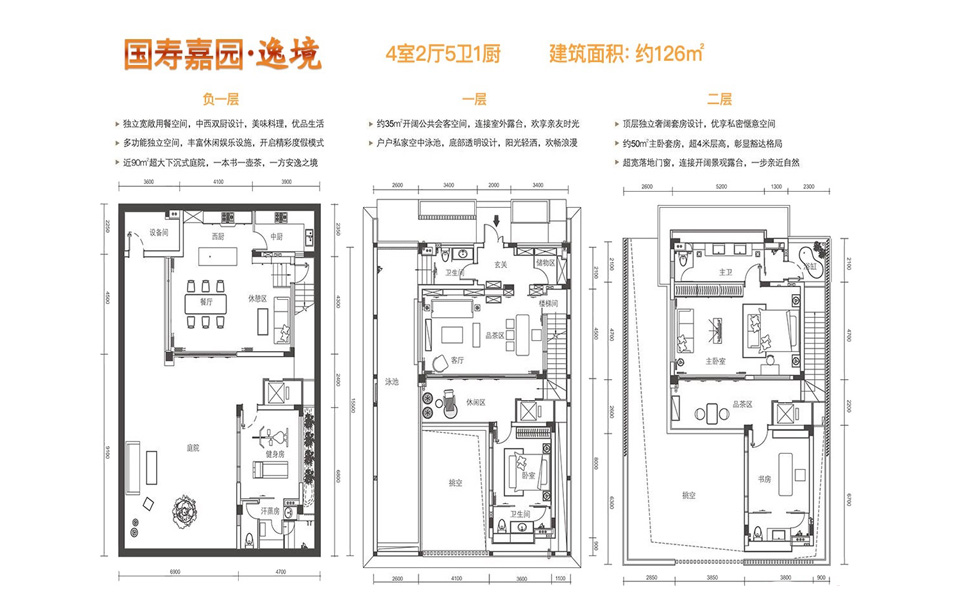 四室四厅五卫两厨