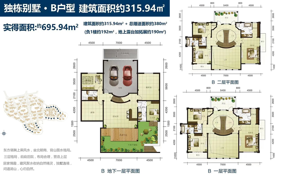 独栋别墅&middot;B户型 6房2厅8卫