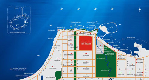 滨海新天地区位图