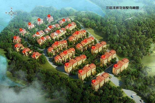 四季春天温泉小镇项目四期高层现房清盘中