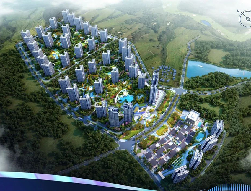 清水湾IN+小镇沙盘图