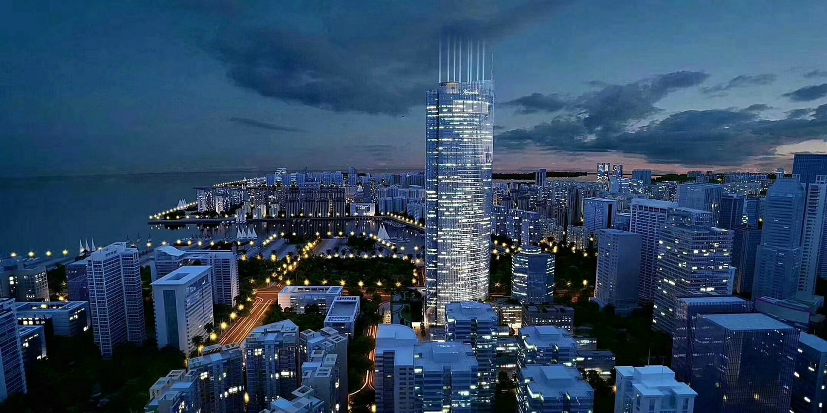海口中心工程进度播报|主体外立面阶段