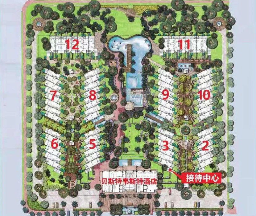 泰德白石郡沙盘图
